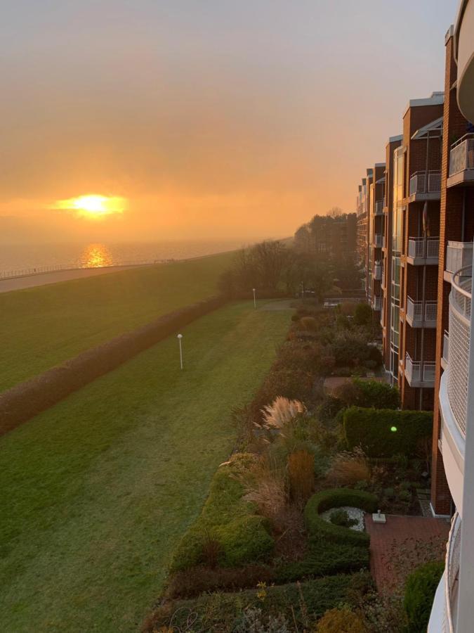Studio Mit Meerblick Und Grosser Loggia - Direktzugang Zur Nordsee Wilhelmshaven Buitenkant foto
