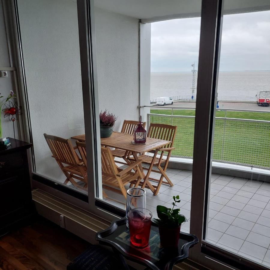 Studio Mit Meerblick Und Grosser Loggia - Direktzugang Zur Nordsee Wilhelmshaven Buitenkant foto