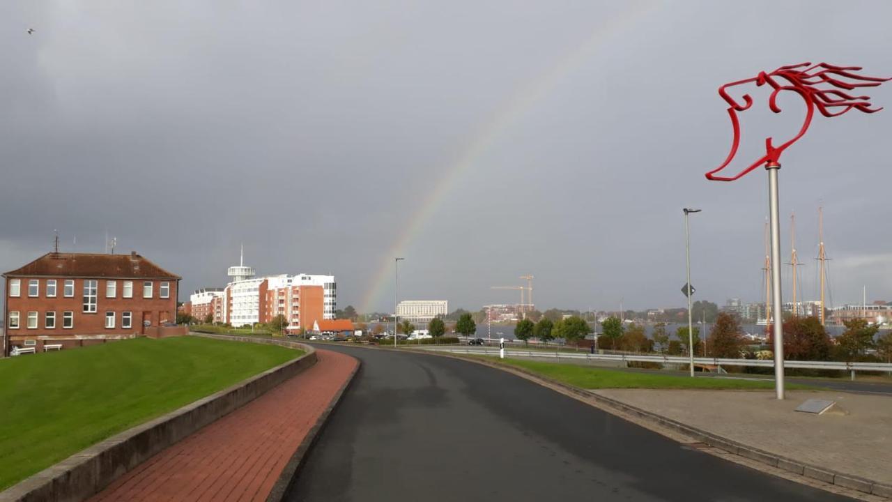 Studio Mit Meerblick Und Grosser Loggia - Direktzugang Zur Nordsee Wilhelmshaven Buitenkant foto