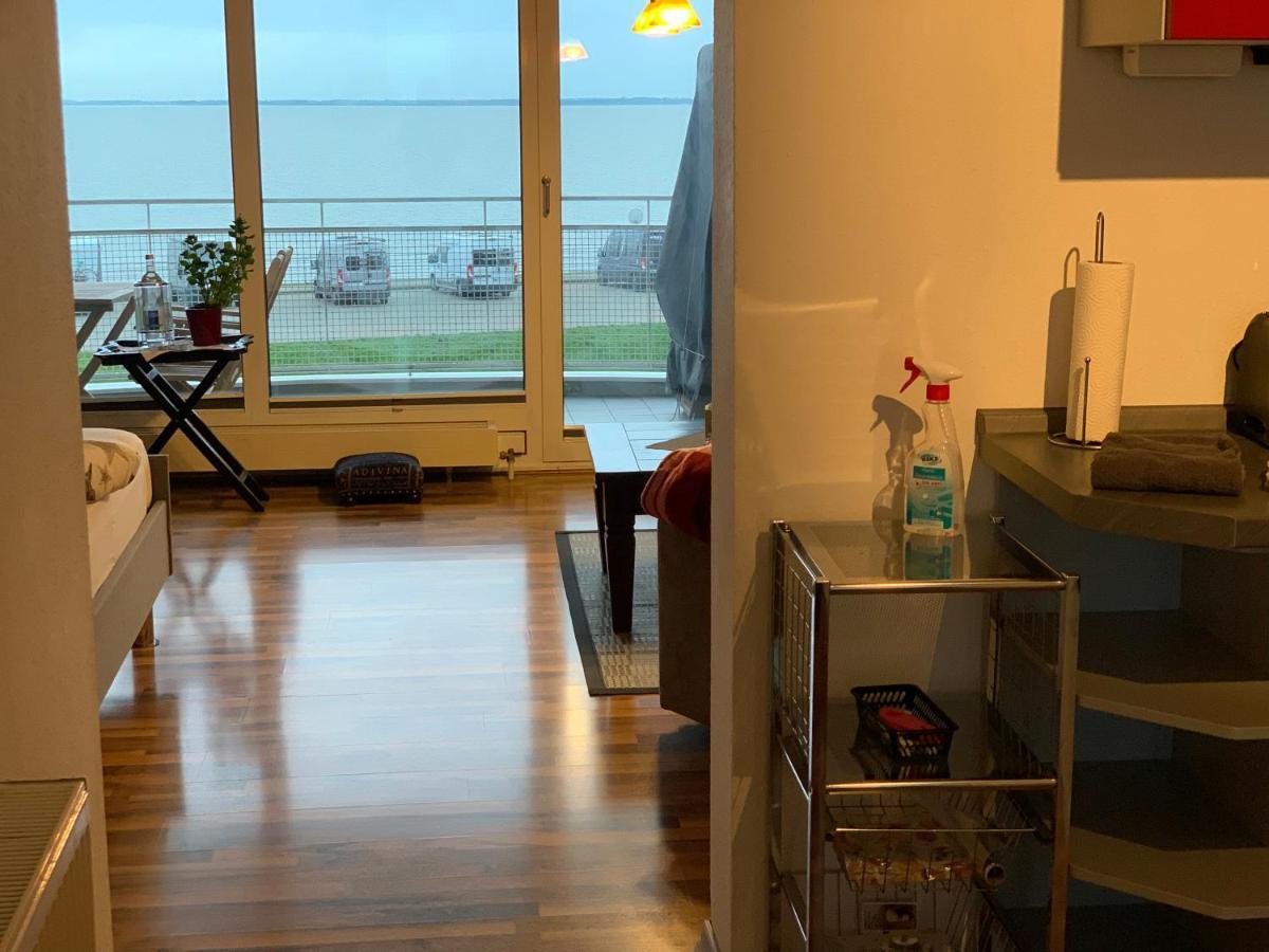 Studio Mit Meerblick Und Grosser Loggia - Direktzugang Zur Nordsee Wilhelmshaven Buitenkant foto